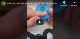 Tuto: enrouler plusieurs bas de lignes sur le même plioir.