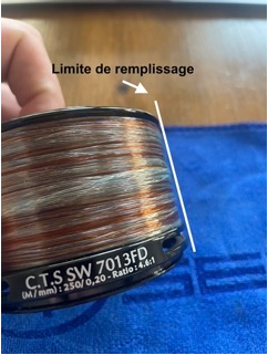 Moulinet toupie SHIMANO LOT DE 4 BOBINES 4 TAILLES