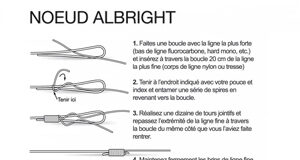 LES PRINCIPAUX NŒUDS DE PÊCHE : LE NŒUD ALBRIGHT
